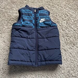 Nike 4T Blue Puffer Vest